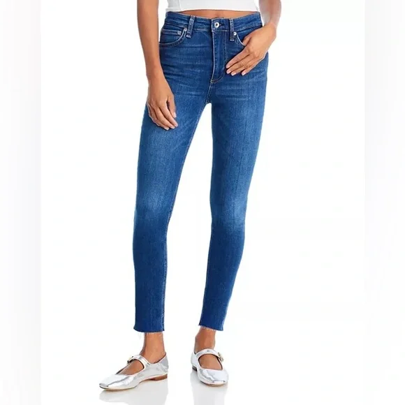 Rag & Bone Nina High Rise Ankle Skinny Jeans in Jasper Size 27 - Picture 12 of 12